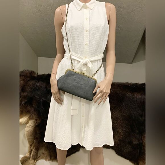 Handmade Real Hair-on-horsehide Push-lock Clutch/Shoulder/Crossbody/Evening Bag - Picture 4 of 16